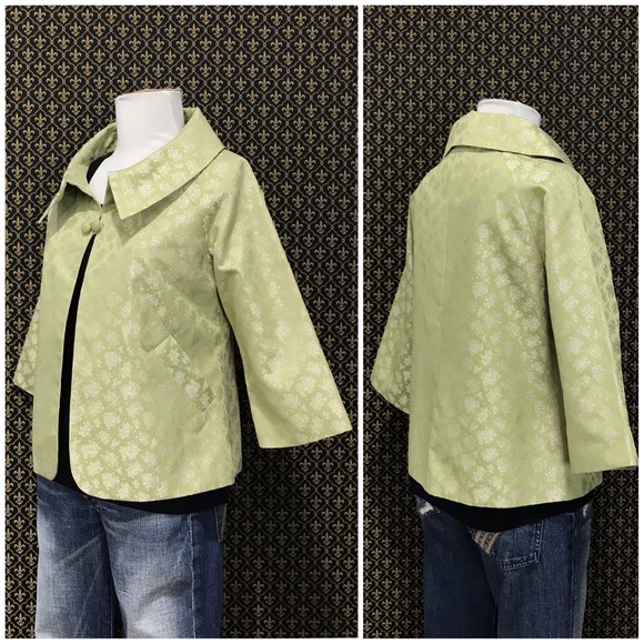 2005 Anthro Brocade Swing Jacket by Elevenses - Picture 11 of 16